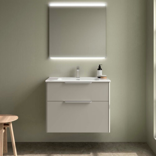 Luva 800 valamukapi kmpl., Grey satin