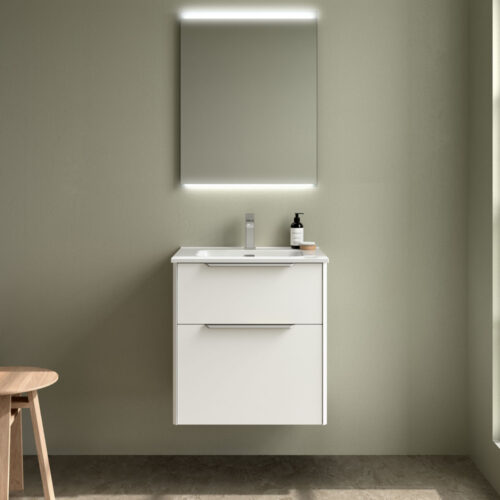 Luva 600 valamukapi kmpl., White satin